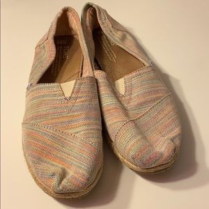TOMS striped shoes